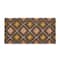 Hello Honey® Multicolor Geometric Print Coir Doormat